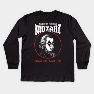 Mozart Metal Kids Long Sleeve T-Shirt